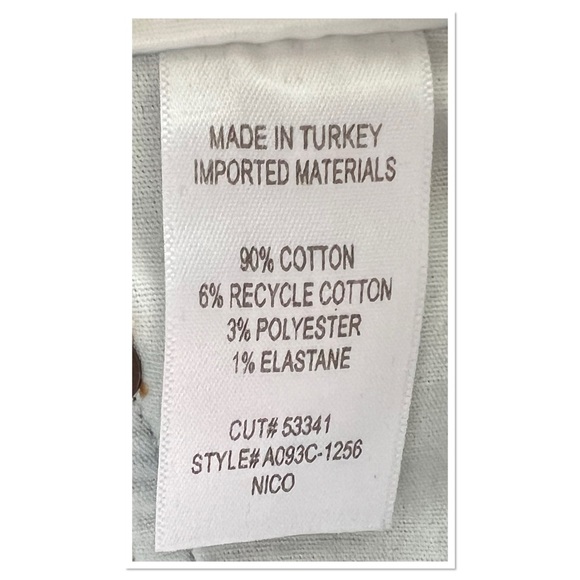 AGOLDE Nico High Rise Slim in Shoreline Sz 23 Cotton Blend - Picture 8 of 8